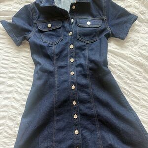 Dotti Dark Blue Denim Mini Dress